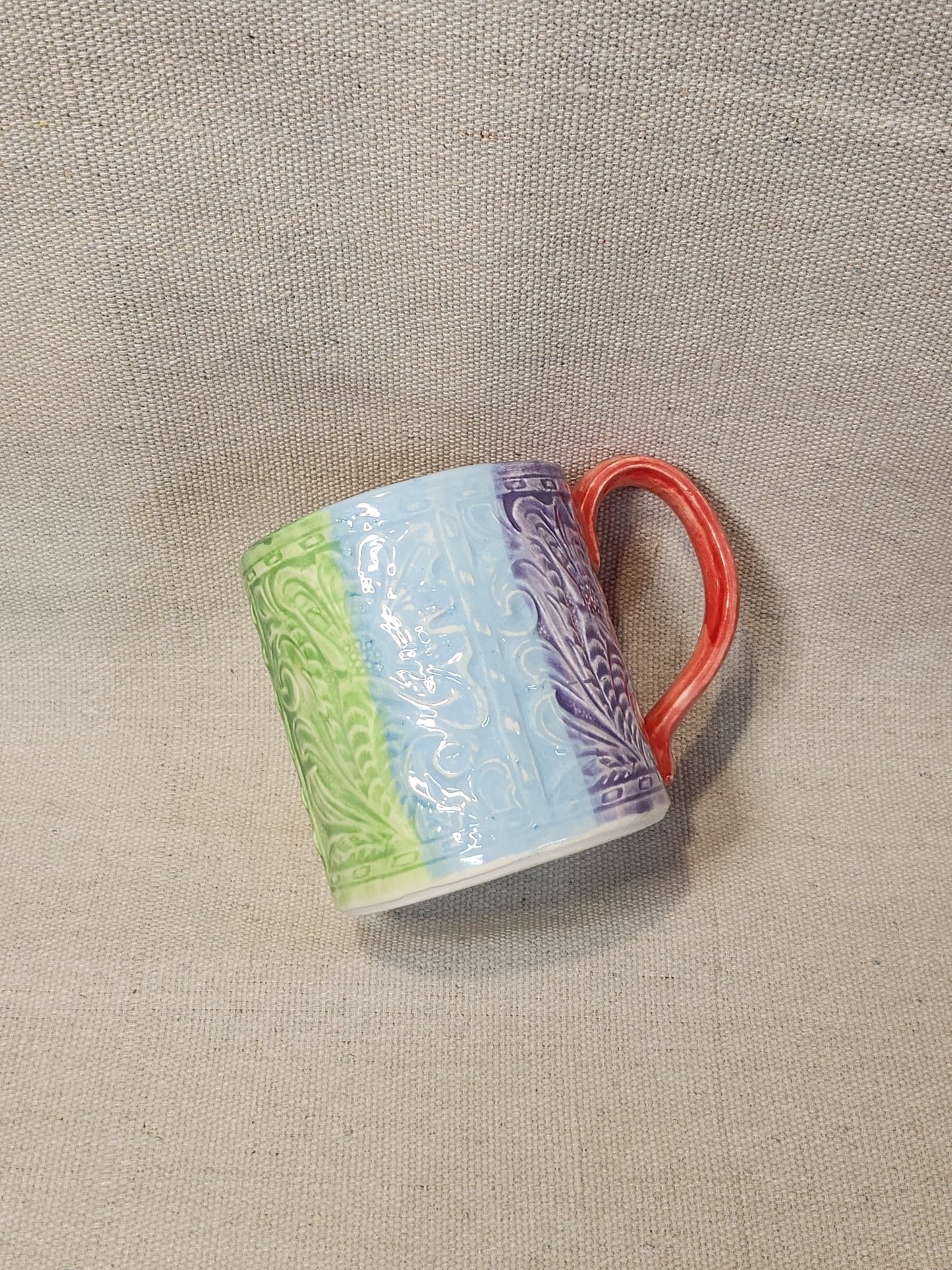 Rainbow 'Leather' Mug